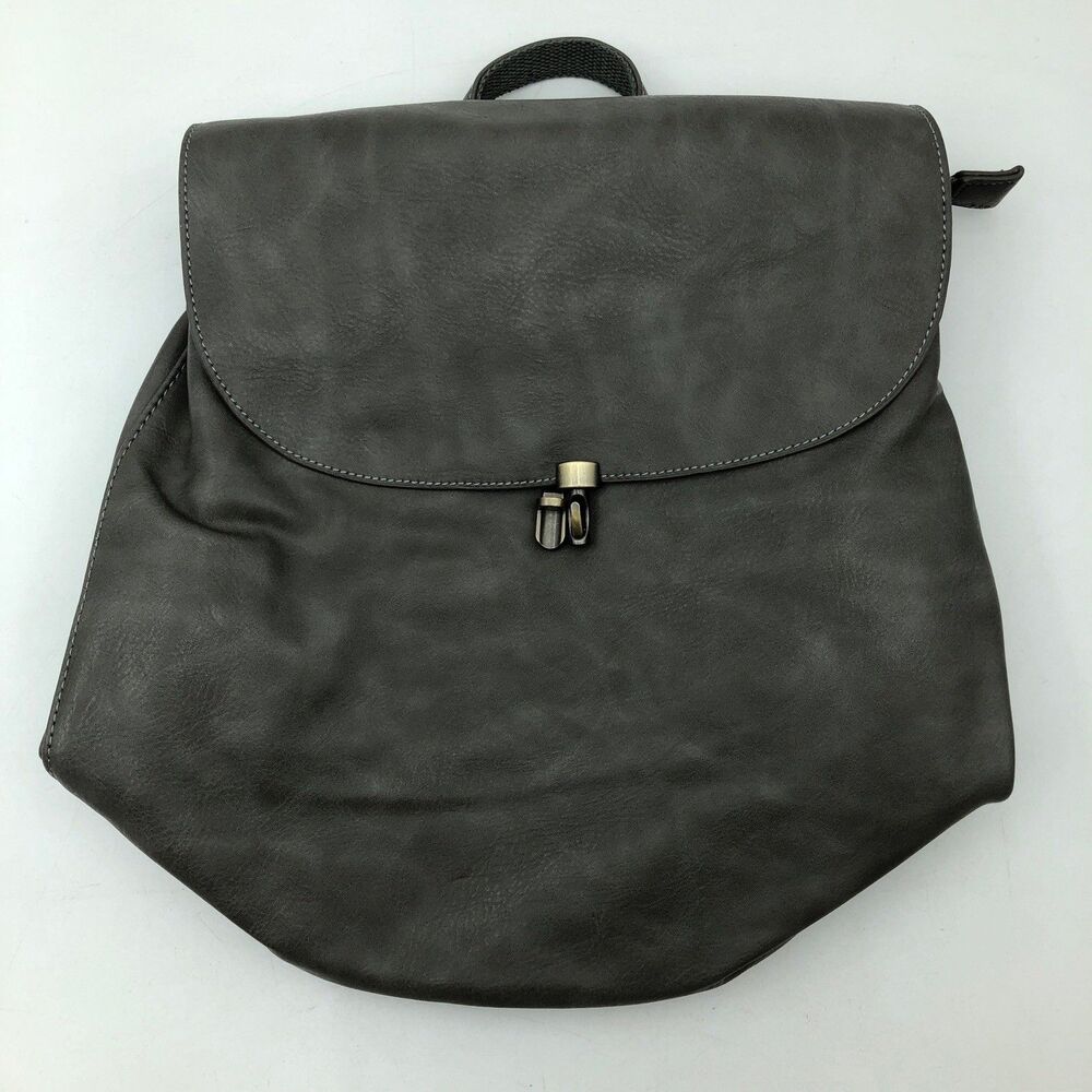 Joy Susan Mini Backpack Purse Black Colored Vegan Leather